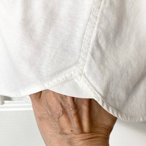 Nwot Y-3 YOHJI YAMAMOTO ADIDAS Dress Shirt M White Zip-Off-Collar&Long-Slv BtnUp - Picture 13 of 16